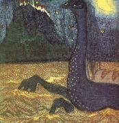 Moonlit Night (mk19) Wassily Kandinsky